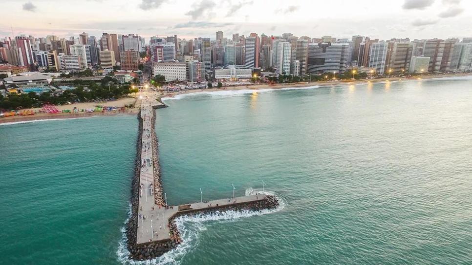 Flat Vista Mar No Meireles Na Beira Mar De Fortaleza 905 Eksteriør bilde